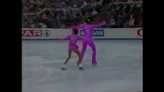 Isabelle Brasseur and Lloyd Eisler  World Championship 1988 SP [upl. by Ause]