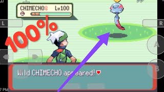 Cheat codes for CHIMECHO for Pokemon emerald  Gaming Gangster [upl. by Nosmirc587]