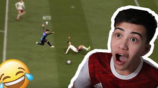 THE FUNNIEST FIFA 21 GAMEPLAY EVER [upl. by Alam462]