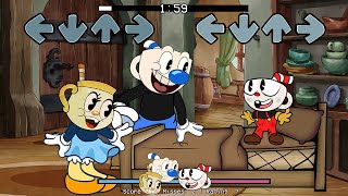 family Cuphead  FNF mod  Cuphead VS magman and Ms Chalice family  Friday Night Funkin Mod Cuphead [upl. by Coonan]