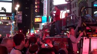 Times Square NYC Crowd Minutes After Announcement Of Osama Bin Ladens Death  522011 [upl. by Sirret304]