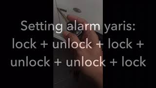 OtoVlog Setting alarm yaris [upl. by Ozan823]