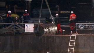 Huge WWII bomb made safe in Koblenz [upl. by Brodie]