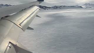 Landing in Antarctica with a Boeing 757200 [upl. by Etnohc]