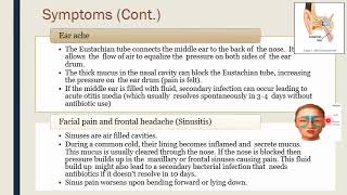 Common Cold Influenza Cough  community pharmacy صيدلة المجتمع [upl. by Dennett]