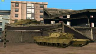 M1A1 ABRAMS tank mod GTA San Andreas [upl. by Mars]