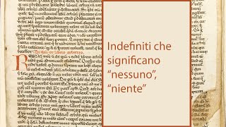 Indefiniti latini che significano quotnessunoquot quotnientequot nemo nihil nullus [upl. by Pazia]