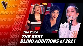 The BEST BLIND AUDITIONS of The Voice 2021 [upl. by Adelaide]