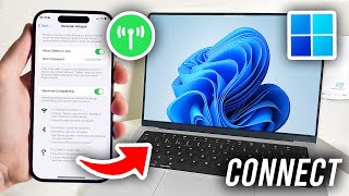 How To Connect PC amp Laptop To iPhone Hotspot  Full Guide [upl. by Ojillek]