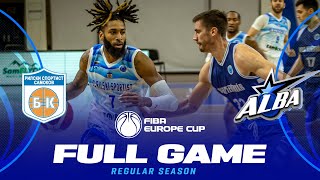 Rilski Sportist v Alba Fehervar  Full Basketball Game  FIBA Europe Cup 202425 [upl. by Aierdna]