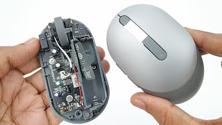 Dell Mouse MS5120W  Click Scroll Fix  Disassembly [upl. by Aiekahs]