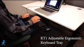 Uncaged Ergonomics KT1 Adjustable Ergonomic Keyboard Tray Review [upl. by Lasonde280]