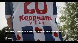 Koopmans Verf Business Partner amp shirtsponsor sc Heerenveen [upl. by Codee]