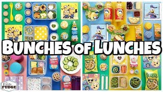 FUN and EASY School Lunch Ideas  What They Ate 🍎 BUNCHES of LUNCHES [upl. by Hough]