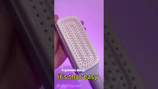 Self Cleaning HAIR BRUSH Revolutionizes Morning Routines [upl. by Aikemaj]