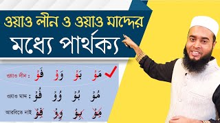 কোরআন শিক্ষা ওয়াও লীন amp ওয়াও মাদ্দের মধ্যে সঠিক পার্থক্য জানুন Explanation of Wow Leen and Wow Madd [upl. by Peonir144]