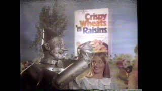 1980 General Mills Crispy Wheats n Raisins quotWizard of Ozquot TV Commercial [upl. by Paz873]