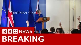 Brexit UK and EU agree delay to 31 October  BBC News [upl. by Arreyt]