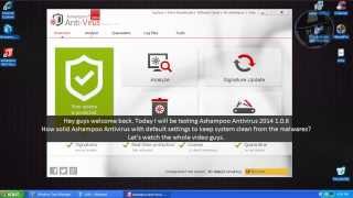 Ashampoo Antivirus 106 Default settings  Test with more links [upl. by Ertnod]