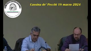 Cassina de Pecchi 18 marzo 2024 caserma o scuole [upl. by Eirrehs]