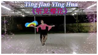 Ting Jian Ying Hua 听见樱花單扇Line Dance Shirley Bang MY amp Penny Tan MY  May 2024 [upl. by Ainaznat]