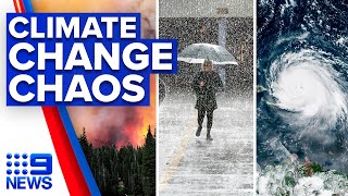 Climate change to bring extreme weather conditions  9 News Australia [upl. by Drapehs]