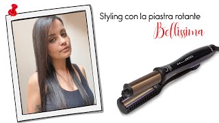 Styling con la piastra per capelli rotante Bellissima Imetec [upl. by Koby42]