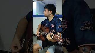 Resham Filili Guitar amp Vocal Raunak Lamsal LamsalRaunak nepal music [upl. by Atteoj736]