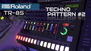 ROLAND TR 8S TECHNO PATTERN 02 4K [upl. by Beard]