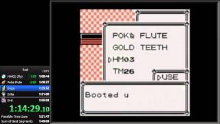 Pokemon Red  Any Glitchless Speedrun in 151 IGT [upl. by Taro]