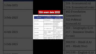 12th exam date 2025 motivation exam edit exampreparation [upl. by Ahsiekyt]