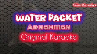 water packet  Karaoke with Lyrics  ARRahman  Raayan  Dhanush  Olive Musics [upl. by Llertniuq]