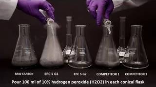 Testing the chloramine activity of coconut shell based activated carbon [upl. by Domonic]