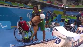 Swimming  Mens 50m Breaststroke  SB2 Heat 2  Rio 2016 Paralympic Games [upl. by Anert]