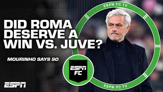 Did Roma DESERVE a win vs Juventus 😱 I dont agree WHATSOEVER  Don Hutchison  ESPN FC [upl. by Naerad]