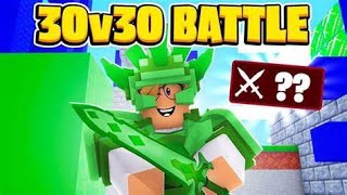 PLAYING BEDWARS 30v30 [upl. by Connor]