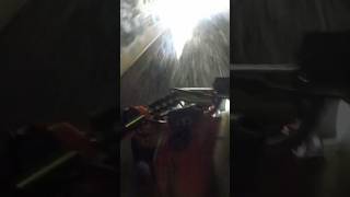 Hydroplaning through a tunnel yamaha quads warrior [upl. by Soane]