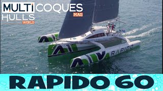 RAPIDO 60 Trimaran  Boat Review Teaser  Multicoques Mag  Multihulls World [upl. by Norabal]