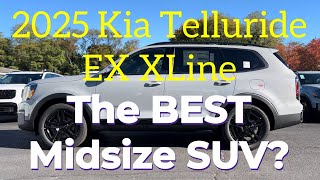 2025 Kia Telluride EX XLine The BEST Midsize SUV [upl. by Anitap]