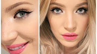 Easy ish way to do Winged Eyeliner  Stephanie Lange [upl. by Arannahs]