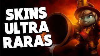 SKINS ULTRA RARAS QUE SE VOCÊ TIVER SUA CONTA VALE OURO VOCÊ É MUITO SORTUDO POR TER GANHO ELAS [upl. by Jolyn149]