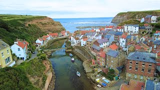 Staithes Village Walk English Countryside 4k [upl. by Bj998]