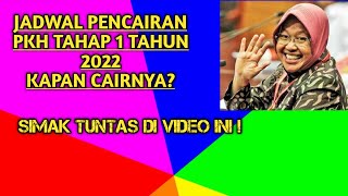 JADWAL PENCAIRAN PKH TAHAP 1 TAHUN 2022 KAPAN CAIRNYA [upl. by Ecirpac453]