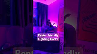 creativelighting renterfriendly decoration interiordesign lighting interiordecorating [upl. by Ecerahs]