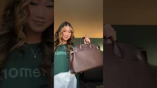 Unboxing COACH Soft Empire Carryall Bag 40 in BrassMaple colour coachbag everydaybag coach [upl. by Nnayrrehs]