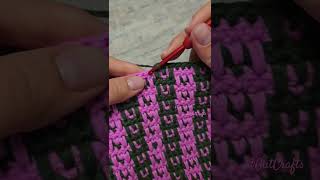 Spike Stitch Crochet Pattern Idea shorts viral knitting diy handmade crochetstitches [upl. by Luciana]