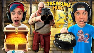 WE STOLE MR MEATS MONEY MR MEAT 2 PRISON ESCAPE TREASURE HUNT MOD [upl. by Creight]