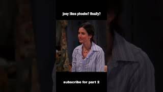 Poor Joey is confused between Rachel and phoebe 🤕 friends movie video joey phoebe [upl. by Boak845]