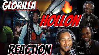 GloRilla  Hollon Official Music Video REACTION  4one Loft [upl. by Cronin]