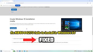 FIXED KB5044273 fails to install in Windows 10 [upl. by Acyssej278]